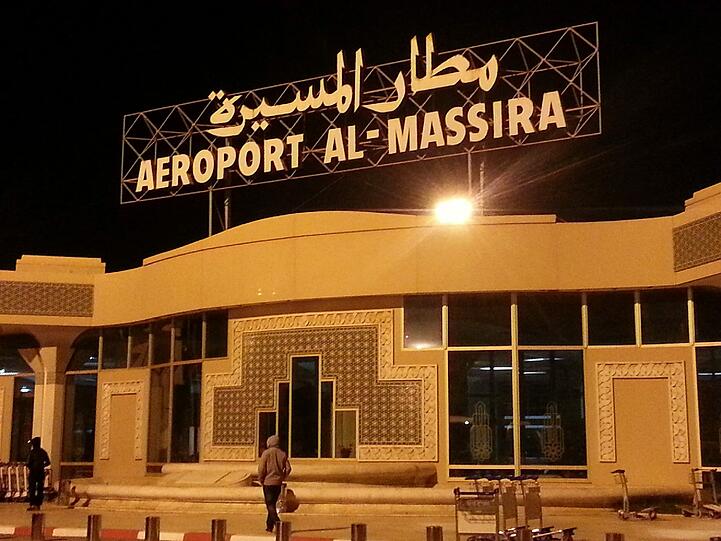 Der Flughafen in Agadir.