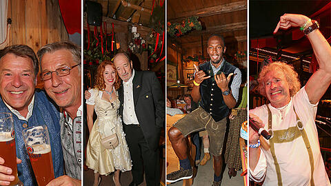 Den Wiesn-Endspurt lassen sich die Promis nicht entgehen: Wer neben Usain Bolt und Thomas Gottschalk am Freitagabend noch in den Zelten feierte, erfahren Sie hier.
