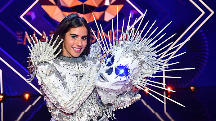 Sarah Lombardi gewinnt die Herbst-Staffel von "The Masked Singer". Sie steckte unter dem Skelett.