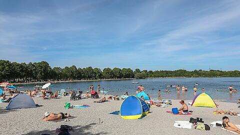 Der Lußsee: hier hat sich der Feuerwehreinsatz ereignet.