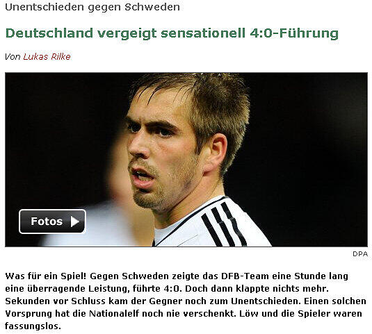 WM-Qualifikation: Deutschland gegen Schweden: Die Pressestimmen - Bilder - Abendzeitung München