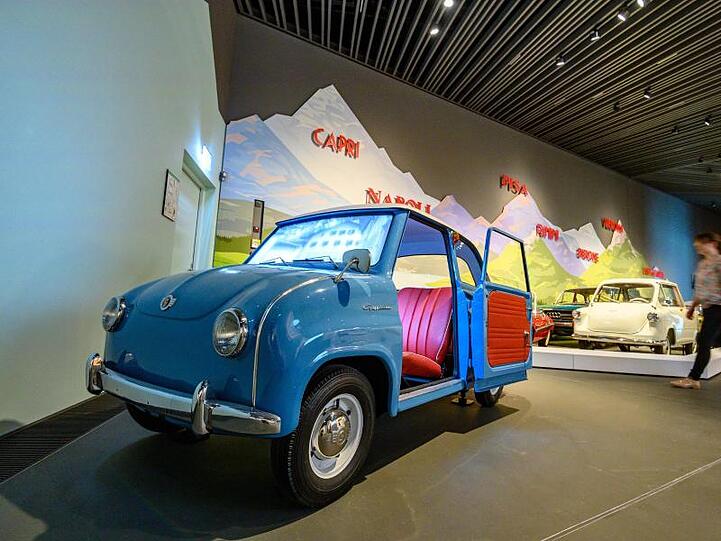 Das legendäre Goggomobil im Haus der Bayerischen Geschichte.