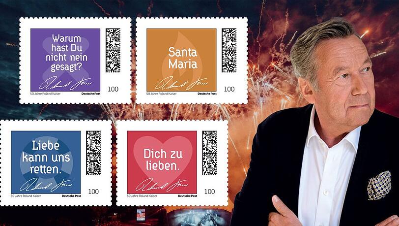 Roland Kaiser bekommt als erster Schlagerstar in Deutschland eigene Briefmarken.