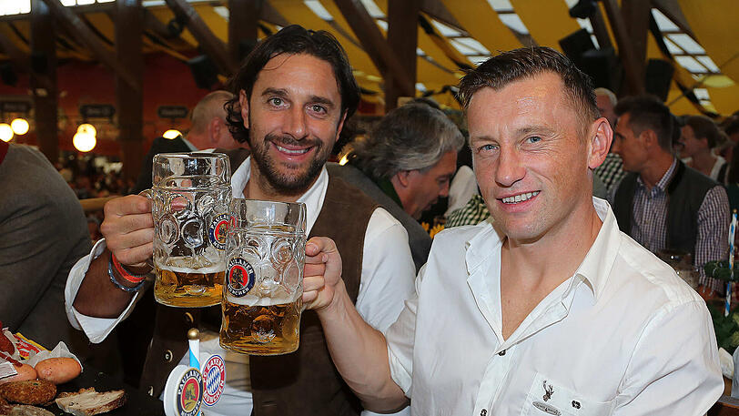 Stürmer unter sich: Luca Toni (l.) und Ivica Olic.