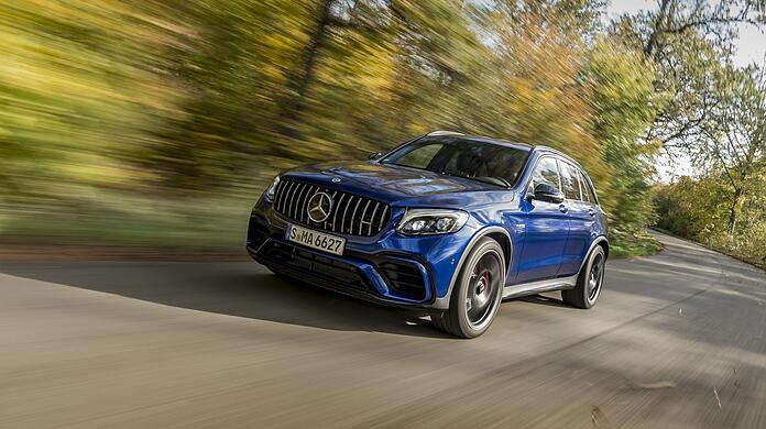 Ein AMG-Mercedes GLC: Ein solches Auto fährt der störrische Friseur. (Symbolbild)