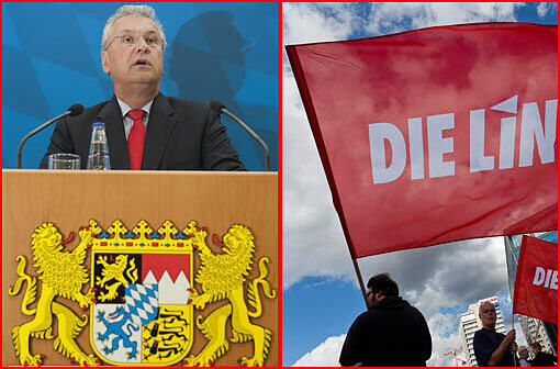 Bayerns Innenminister Joachim Herrmann (CSU) will die Linkspartei unter Beobachtung halten. In einem Internetportal sollen Bürger zudem über Linksextremismus informiert werden.