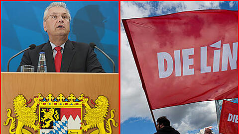 Bayerns Innenminister Joachim Herrmann (CSU) will die Linkspartei unter Beobachtung halten. In einem Internetportal sollen Bürger zudem über Linksextremismus informiert werden.