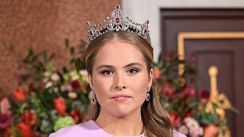 Eine Ehre für Thronfolgerin Amalia: Sie durfte die Rubin-Tiara der früheren Königin Emma tragen, die bereits das Haupt mehrere niederländischer Monarchinnen zierte.
