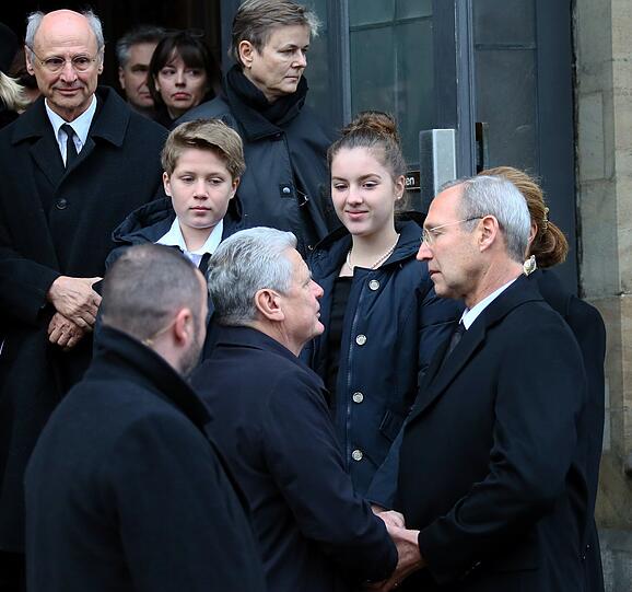 Joachim Gauck kondoliert Florian Hamm.