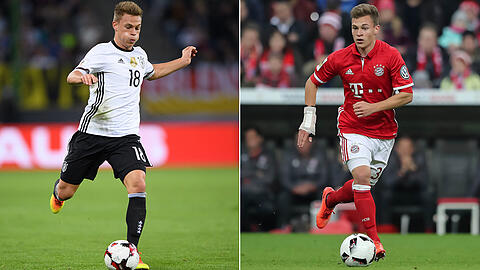 In der Nationalelf gesetzt, beim FC Bayern Edelreservist: Joshua Kimmich.