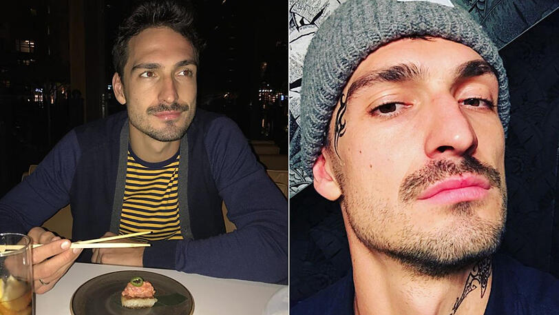Mats Hummels ließ es sich im Urlaub schmecken und präsentierte seine Tattoos.