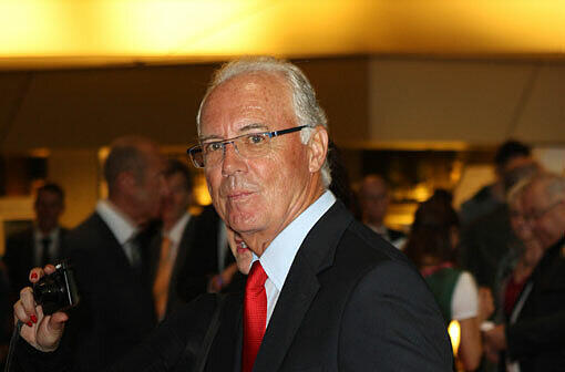 Franz Beckenbauer wurde zum Lästeropfer.