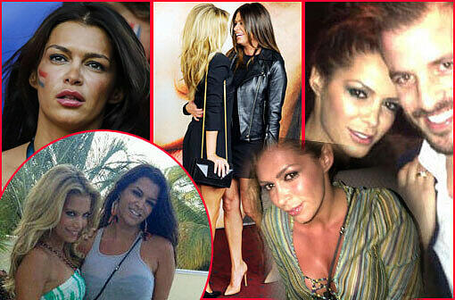 Bilder von Rafael van der Vaart, Sylvie van der Vaart und Sabia Boulahrouz