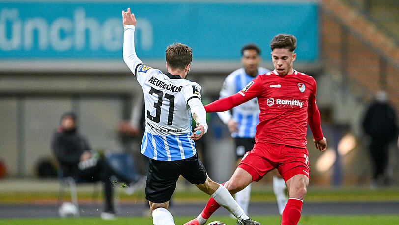 Luis Jakobi setzte sich mit Türkgücü im Rückspiel 2:1 gegen den TSV 1860 durch.
