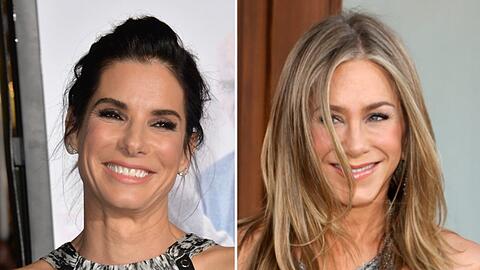 Sandra Bullock (l.) wurde am Mittwoch 59 Jahre alt. Zusammen mit Jennifer Aniston versuchte sie sich an Brownies.