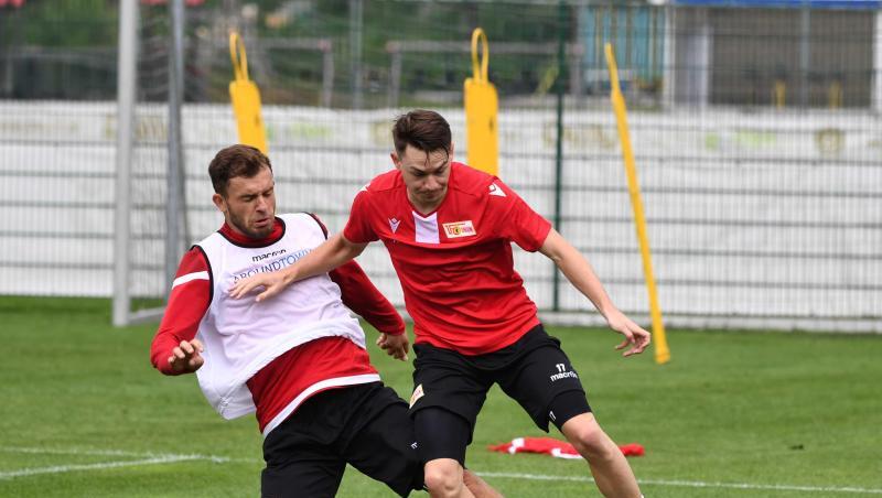 Florian Flecker (r) und Ken Reichel in Aktion beim Training. Foto: Matthias Koch/dpa/Archivbild Florian Flecker (r) und Ken Reichel in Aktion beim Training. Foto: Matthias Koch/dpa/Archivbild