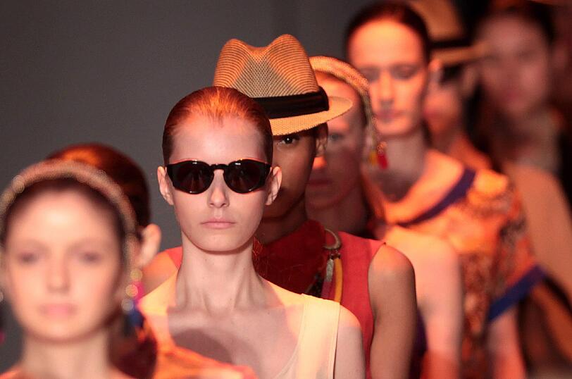 Sexy: Models zeigen bei der Mode-Woche in Rio de Janeiro die neuesten Kollektionen.