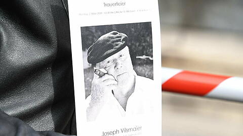 Die Trauerfeier für Joseph Vilsmaier fand am Montag in München statt
