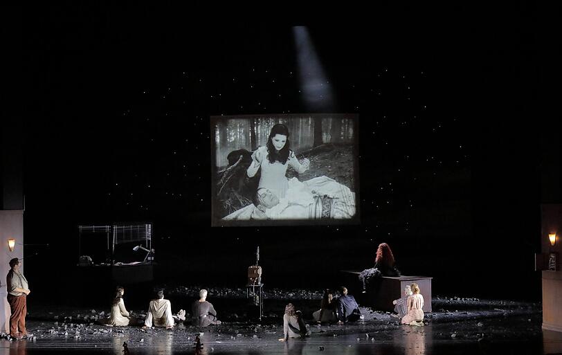 Haydns "Orlando paladino" in der Inszenierung von Axel Ranisch im Prinzregententheater.