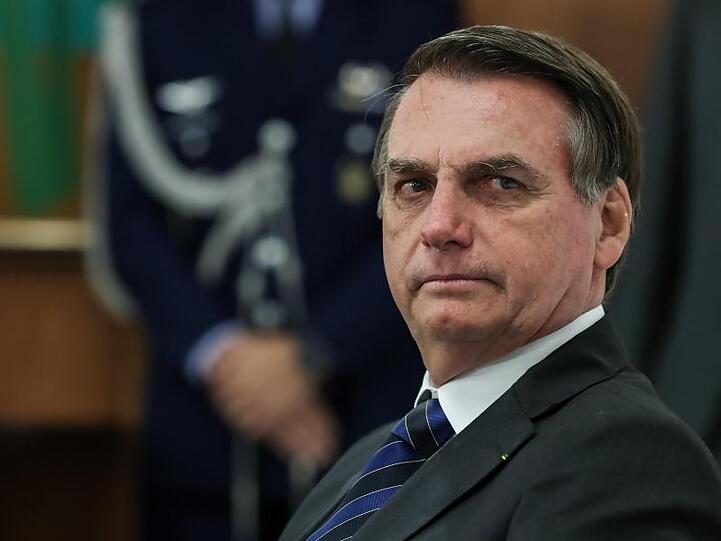 Jair Bolsonaro, Präsident von Brasilien, macht Umweltschützer für die Brände verantwortlich.