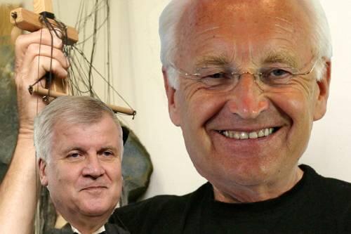 Stoibers Idee: Seehofer als Marionette.