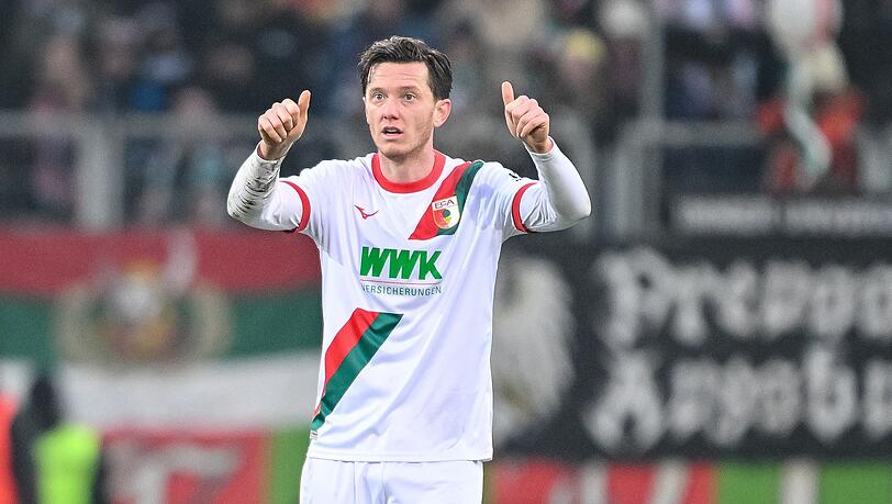 Michael Gregoritsch war schon bei Manuel Baums letztem DFB-Pokal-Auftritt 2019 dabei. (Archivbild) Michael Gregoritsch war schon bei Manuel Baums letztem DFB-Pokal-Auftritt 2019 dabei. (Archivbild)