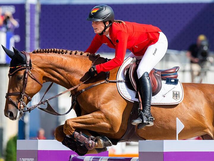 Holte mit der deutschen Springreiter-Equipe EM-Silber in Rotterdam: Simone Blum.