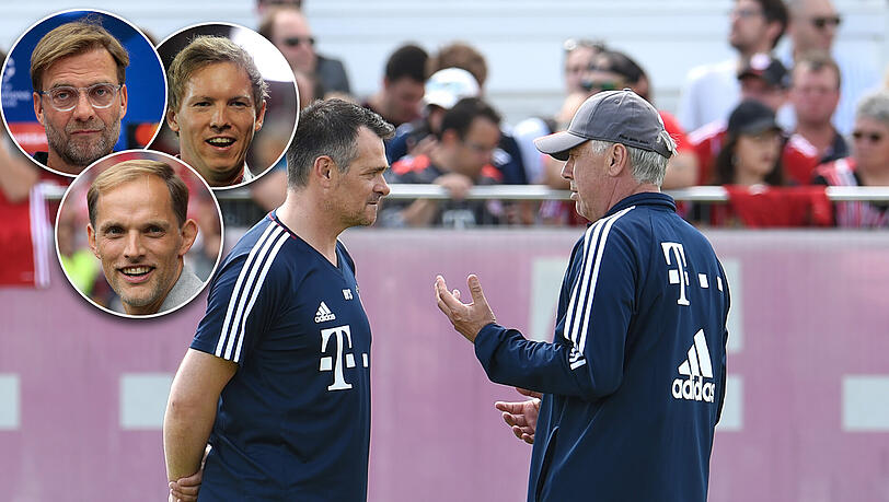 Carlo Ancelotti (r.) ist raus. Wer übernimmt?