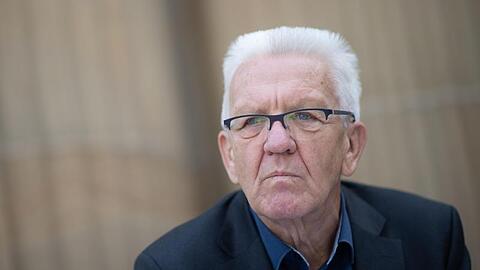 Baden-Württembergs Ministerpräsident Winfried Kretschmann (Bündnis 90/Die Grünen).