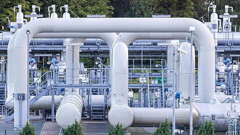 Die Gasempfangsstation der Ostseepipeline Nord Stream 1 in Lubmin.