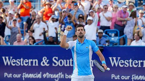 Der Serbe Novak Djokovic freut sich, wieder bei den US Open dabei zu sein.