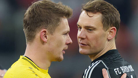 Alexander Nübel (l.) soll Manuel Neuer beim FC Bayern beerben.