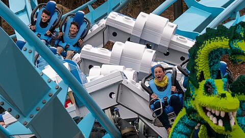 Im Legoland gibt es Attraktionen im Baukl&ouml;tzchen-Design. (Archivbild)