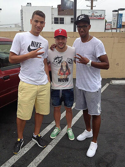 Jerome Boateng: "Good Morning from L.A. Breakfast then Training"