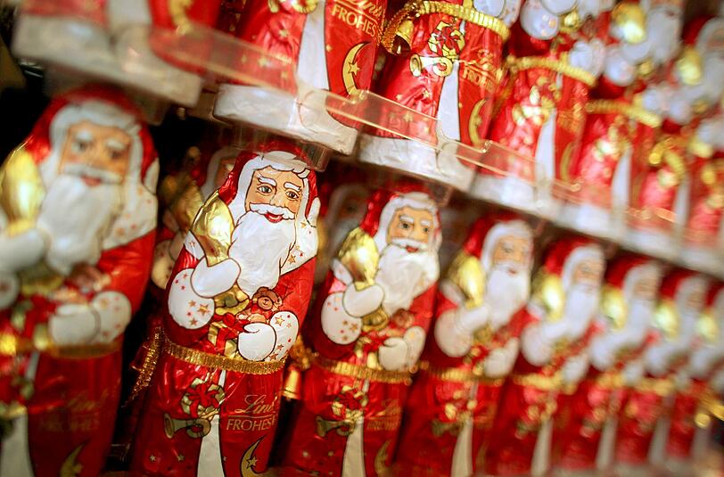 Besonders in Schokoladenform ist der Nikolaus in der Vorweihnachtszeit ein äußerst beliebtes Motiv.