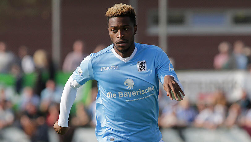 Ist gegen Eichstätt wieder fit: Außenbahnspieler des TSV 1860, Kodjovi Koussou. Ist gegen Eichstätt wieder fit: Außenbahnspieler des TSV 1860, Kodjovi Koussou.