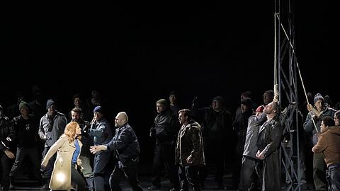 "La fanciulla del West" im Nationaltheater.
