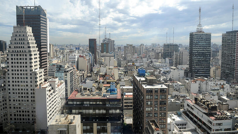 Blick auf Bueons Aires, die Hauptstadt von Argentinien. (Archivbild) Blick auf Bueons Aires, die Hauptstadt von Argentinien. (Archivbild)