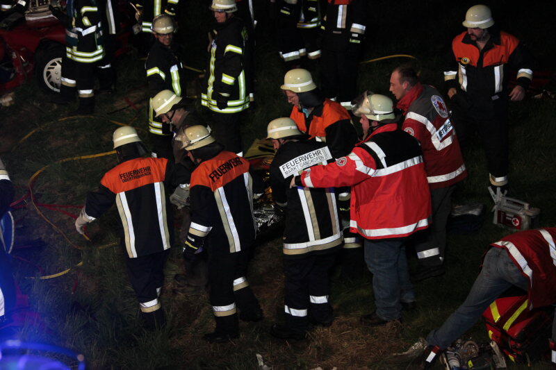 Auffahrunfall zwischen Gangkofen und Frontenhausen.