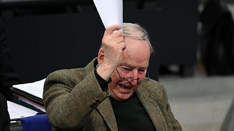 Der AfD-Fraktionsvorsitzende Alexander Gauland im Dezember im Bundestag.