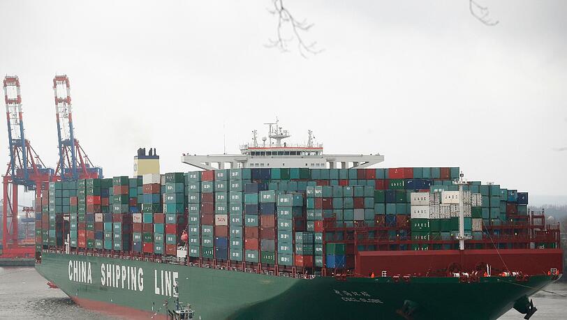Die "CSCL Globe" ist das größte Containerschiff der Welt