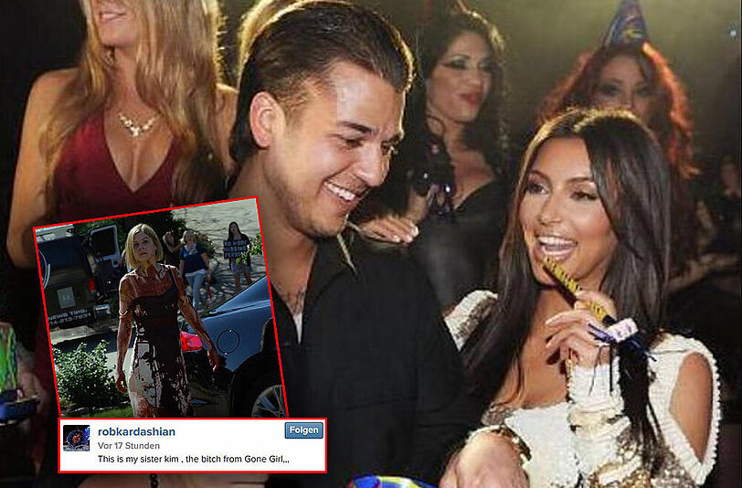 Es gab Zeiten, da waren Rob und Kim Kardashian ein Herz und eine Seele