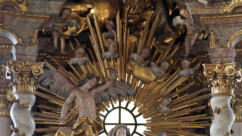 Hier hat unser Bürgerreporter geheiratet: das Gnadenbild von Maria am Altar der Kirche St. Maria. Hier hat unser Bürgerreporter geheiratet: das Gnadenbild von Maria am Altar der Kirche St. Maria.
