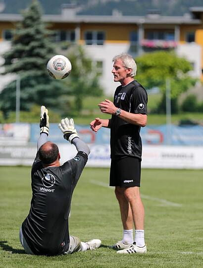 Die Löwen im Trainingslager: Am Dienstag stand eine Life-Kinetik-Trainingseinheit auf dem Programm.