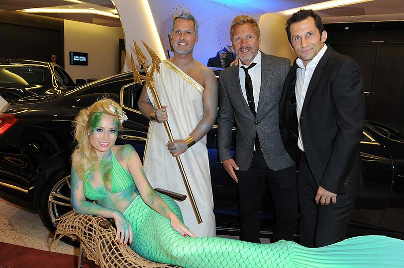 Thorsten Fink und Hasan Salihamidzic bei der GENTLEMEN STYLE NIGHT im Hotel Vier Jahreszeiten.