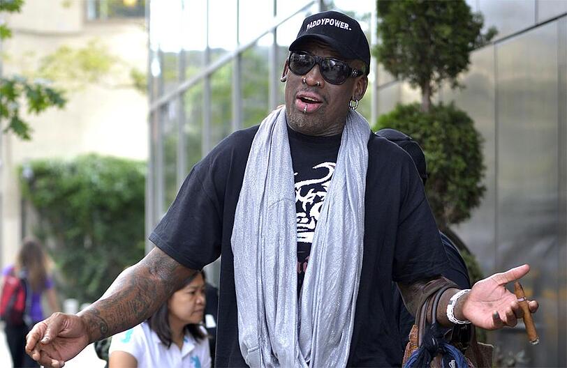Bei Dennis Rodman im Bett geht es wild zu