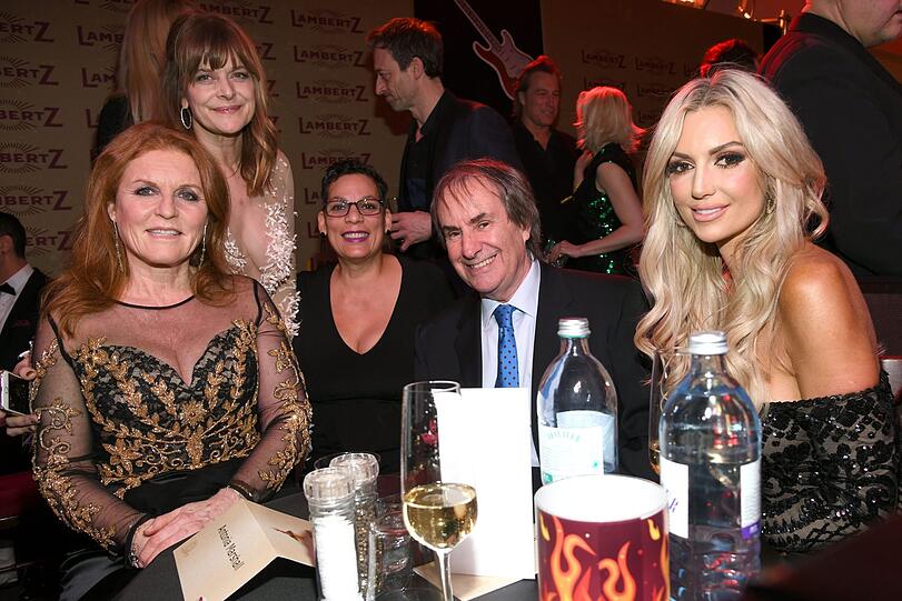 Sarah Ferguson, Nastassja Kinski, Chris de Burgh und Tochter Rosanna Davison