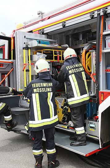 Bilder vom Feuerwehreinsatz in Mühldorf. Der Brand konnte schnell gelöscht werden, es wurde niemand verletzt.