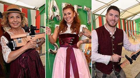 Michaela May, Tiger Kirchharz und Joey Heindle