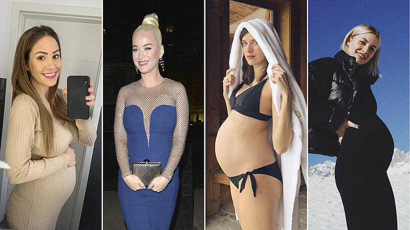 So schön schwanger: Diese Damen bekommen 2020 ein Baby.